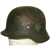 Casque de combat M35 SE60 avec repeinture de terrain