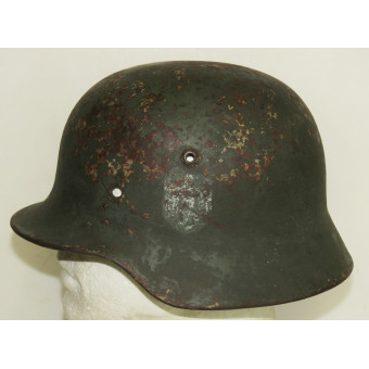 M35 Combat Helmet SE60 with Field Repaint. Espenlaub militaria