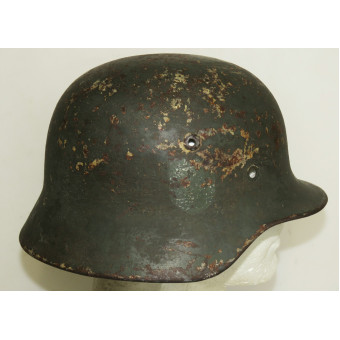 M35 Combat Helmet SE60 with Field Repaint. Espenlaub militaria