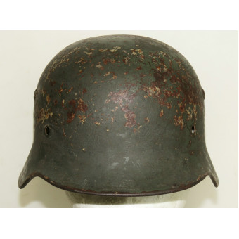 M35 Combat Helmet SE60 with Field Repaint. Espenlaub militaria