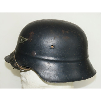 EF64 Beaded M42 Luftschutz Helmet. Espenlaub militaria