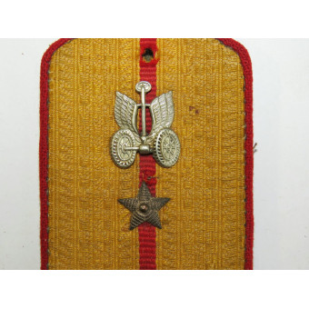 Épaulette de service de lArmée rouge soviétique dun capitaine du service automobile. Espenlaub militaria
