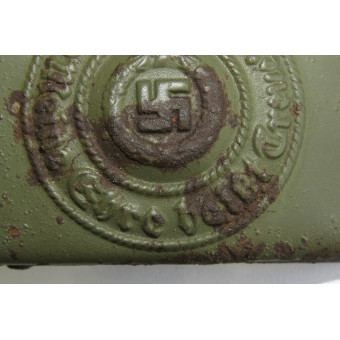 RZM 155/40 SS Assmann Steel Waffen-SS Belt Buckle. Espenlaub militaria
