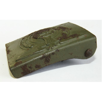 RZM 155/40 SS Assmann Steel Waffen-SS Belt Buckle. Espenlaub militaria
