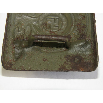 RZM 155/40 SS Assmann Steel Waffen-SS Belt Buckle. Espenlaub militaria