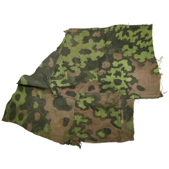Waffen-SS Platanenmuster and Eichenlaubmuster Camouflage Fragment. Espenlaub militaria