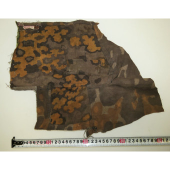 Waffen-SS Platanenmuster and Eichenlaubmuster Camouflage Fragment. Espenlaub militaria