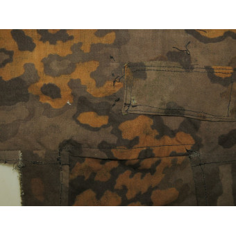 Waffen-SS Platanenmuster and Eichenlaubmuster Camouflage Fragment. Espenlaub militaria