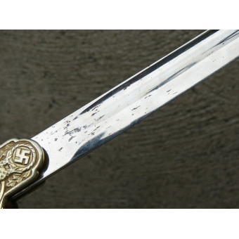 Sabre dofficier de lHeer de la Wehrmacht, fabriqué par Eickhorn Solingen. Espenlaub militaria