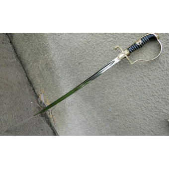 Sabre dofficier de lHeer de la Wehrmacht, fabriqué par Eickhorn Solingen. Espenlaub militaria