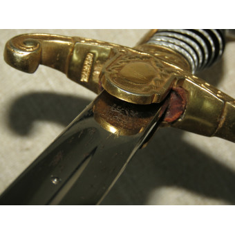 Sabre dofficier de lHeer de la Wehrmacht, fabriqué par Eickhorn Solingen. Espenlaub militaria