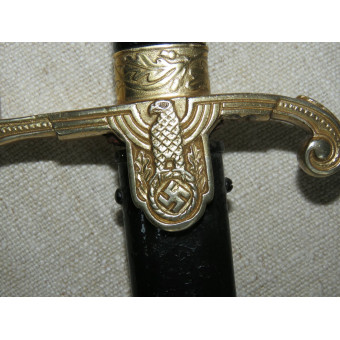 Sabre dofficier de lHeer de la Wehrmacht, fabriqué par Eickhorn Solingen. Espenlaub militaria