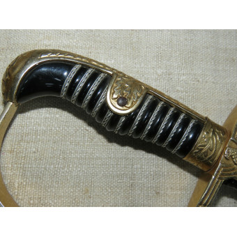 Sabre dofficier de lHeer de la Wehrmacht, fabriqué par Eickhorn Solingen. Espenlaub militaria
