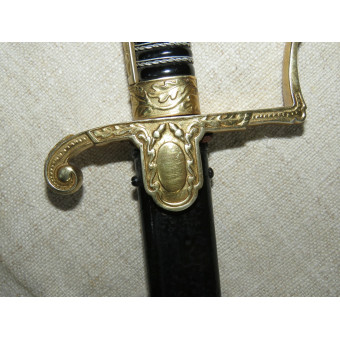 Sabre dofficier de lHeer de la Wehrmacht, fabriqué par Eickhorn Solingen. Espenlaub militaria