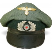 Cappello con visiera stile schiacciatore dell'artiglieria costiera / Küstenartillerie Kriegsmarine
