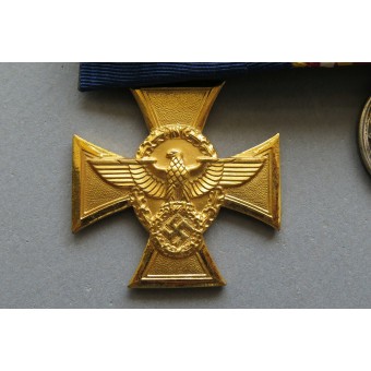 Die Medaillenleiste gehörte dem Polizeidienst, 1. und 2. Weltkrieg. Espenlaub militaria