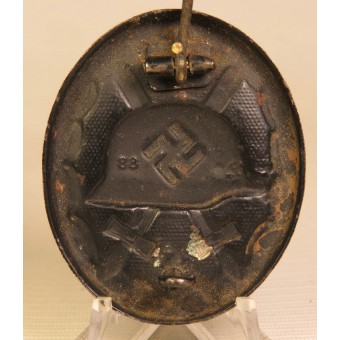 Verwundetenabzeichen 1939 in Schwarz / Black wound badge - marked 88 Werner Redo Saarlautern. Espenlaub militaria
