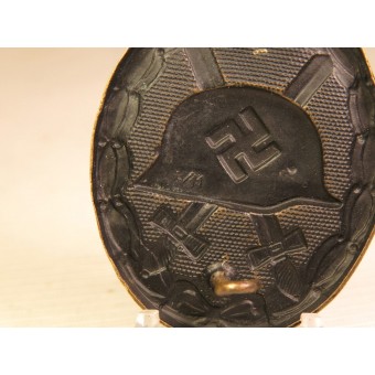 Verwundetenabzeichen 1939 en Schwarz / Negro insignia herida - marcada L / 11 Wilhelm Deumer. Espenlaub militaria