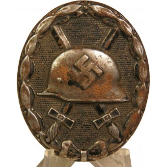 Verwundetenabzeichen 1939 Schwarzissa/ mustassa haavamerkissä - merkitty L/ 56 F & BL. Espenlaub militaria