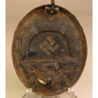 Verwundetenabzeichen 1939 Schwarz / Noir badge blessure - marqué L / 56 F & BL. Espenlaub militaria