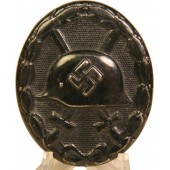 Verwundetenabzeichen 1939 in Schwarz / Black wound badge - marked 88 Werner Redo Saarlautern