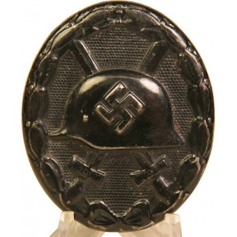 Verwundetenabzeichen 1939 en Schwarz / Negro insignia herida - 88 marcada Werner Redo Saarlautern. Espenlaub militaria
