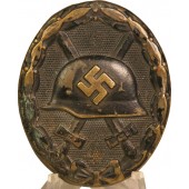 Verwundetenabzeichen 1939 in Schwarz / Insigne de blessure noire - marqué L/11 Wilhelm Deumer