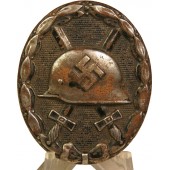 Verwundetenabzeichen 1939 in Schwarz/ Distintivo di ferita nero - marcato L/56 F&BL