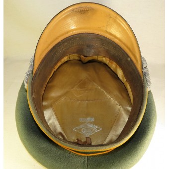 Reconocimiento Wehrmacht Heer o caballería tropas oficiales visera del sombrero. Espenlaub militaria