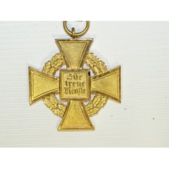 3e Reich Croix du service fidèle de 1re classe, Treudienst Ehrenzeichen 1.Stufe depuis 40 ans. Espenlaub militaria