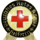 3er Reich Cruz Roja Alemana DRK Female Helper's Service Broche