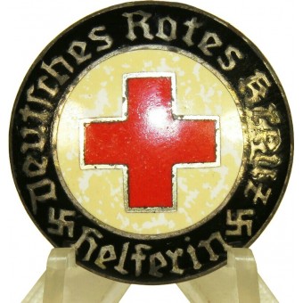 3:e riket Tyska Röda Korset DRK kvinnlig hjälptjänst Broche. Espenlaub militaria