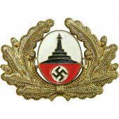 Kyffhäuser-Bund del III Reich, escarapela de sombrero con visera del 2º modelo