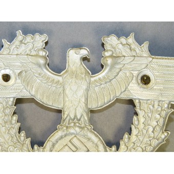 3e Reich Police Shako Aluminium Eagle, CTD. Espenlaub militaria
