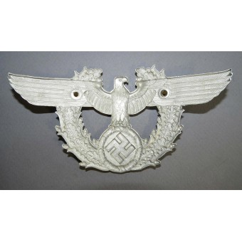 3ème aigle en aluminium de police du Reich, CTD. Espenlaub militaria