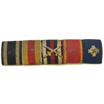 Terzo Reich ribbon bar di WW1 Baden veterano. Espenlaub militaria