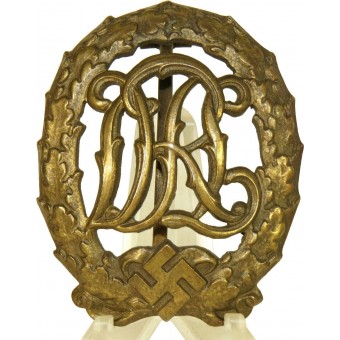 Terzo Reich Sport Distintivo DRL, classe di bronzo, Wernstein Jena. Espenlaub militaria