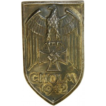 Cholm Shield 1942 - Staal. Espenlaub militaria