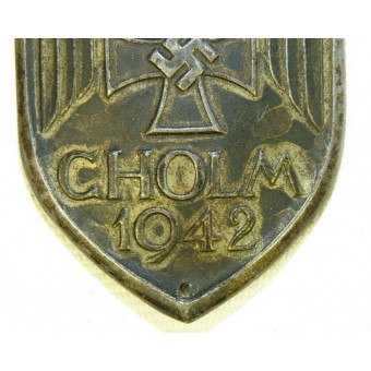 Cholm Shield 1942 - Staal. Espenlaub militaria