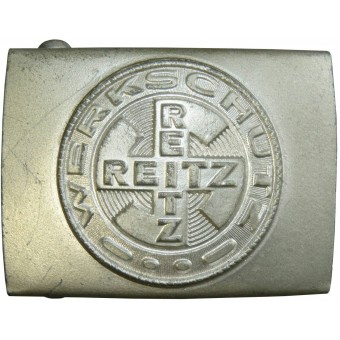 Fibbia di fabbrica Guardia Cintura, Uniforme fabbrica - Reitz Werkschutz.. Espenlaub militaria
