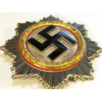 Duits kruis in goud / Deutsche Kreuz in goud, gemarkeerd 20 - Zimmermann, Pforzheim. Espenlaub militaria
