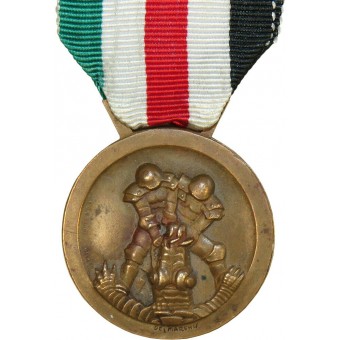 Deutsch-Italienische Erinnerungsmedaille an den Afrika-Feldzug Bronze - German-Italienian Africa Campaign Medal. Espenlaub militaria