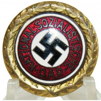 Golden party badge of NSDAP-Goldenes Ehrenzeichen der NSDAP.. Espenlaub militaria