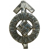 Miniatura Hitlerjugend HJ-Leistungsabzeichen. Grado d'argento, coppale, M 1/34 RZM