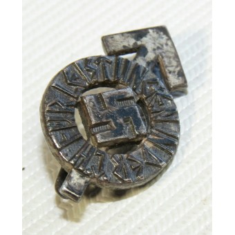 Hitlerjugend HJ-Leistungsabzeichen Miniatur. Silbergrad, Cupal, M 1/34 RZM. Espenlaub militaria