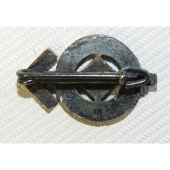 Miniatura Hitlerjugend HJ-Leistungsabzeichen. Plata grado, Cupal, M 1/34 RZM. Espenlaub militaria