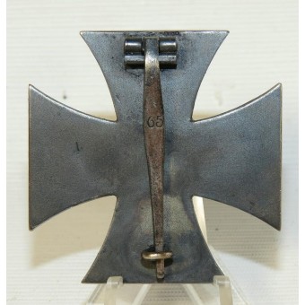 Croce di Ferro di prima classe 1939. Contrassegnato 65 -Klein & Quenzer.. Espenlaub militaria
