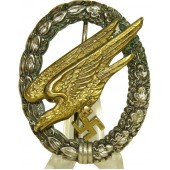 Luftwaffes fallskärmsjägarmärke/Fallschirmschützenabzeichen der Luftwaffe- Juncker