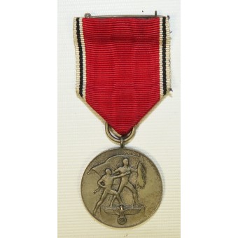 Medaille Zur Erinnerung An Den 13. März 1938 Anschluss, 13 maart 1938 Herdenkingsmedaille. Espenlaub militaria