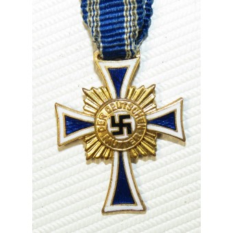 Pienoiskoossa äidin ristikkäinen Ehrenkreuz der Deutschen Mutter, kultaluokka. Espenlaub militaria